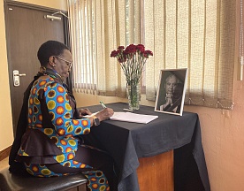 On the opening of a condolence book On the opening of a condolence book