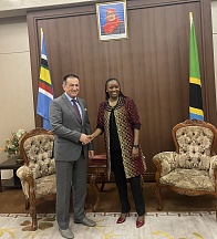 Meeting with Director of the Europe and Americas Department of the Ministry of Foreign Affairs and East African Cooperation of Tanzania Meeting with Director of the Europe and Americas Department of the Ministry of Foreign Affairs and East African Cooperation of Tanzania