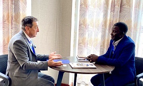 Meeting with Conversation Commissioner of Tanzania National Parks Authority Meeting with Conversation Commissioner of Tanzania National Parks Authority