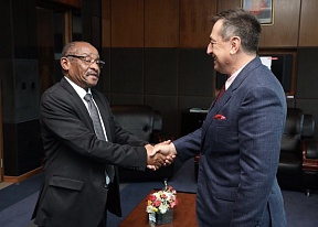 Meeting with Governor of the Bank of Tanzania Florens Luoga Meeting with Governor of the Bank of Tanzania Florens Luoga