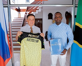 Meeting with the President of Tanzanian football club “Young Africans” Meeting with the President of Tanzanian football club “Young Africans”