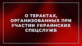 О терактах, организованных при участии украинских спецслужб О терактах, организованных при участии украинских спецслужб